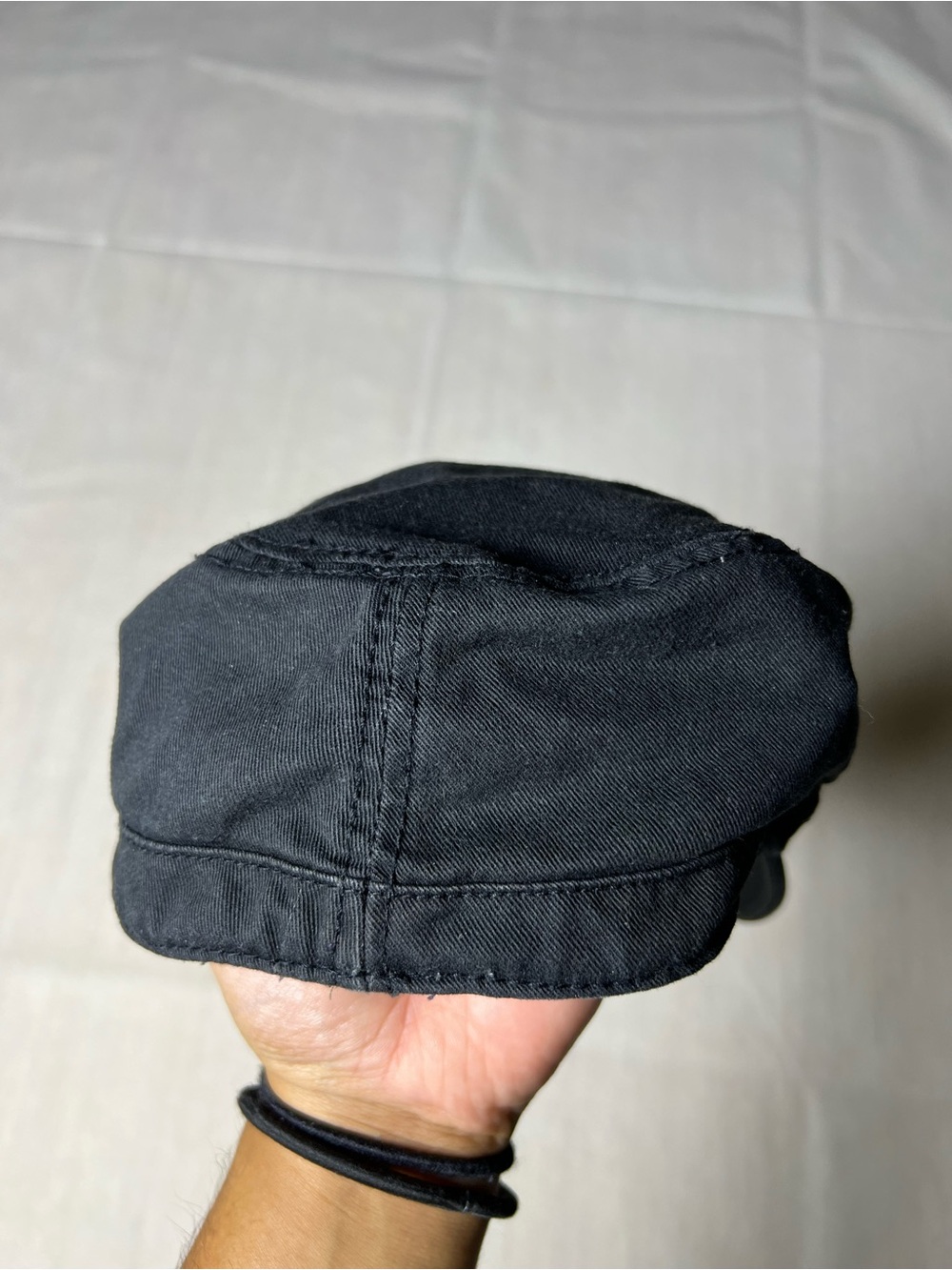 AC/DC black army cap with logo - Picture 4 of 7